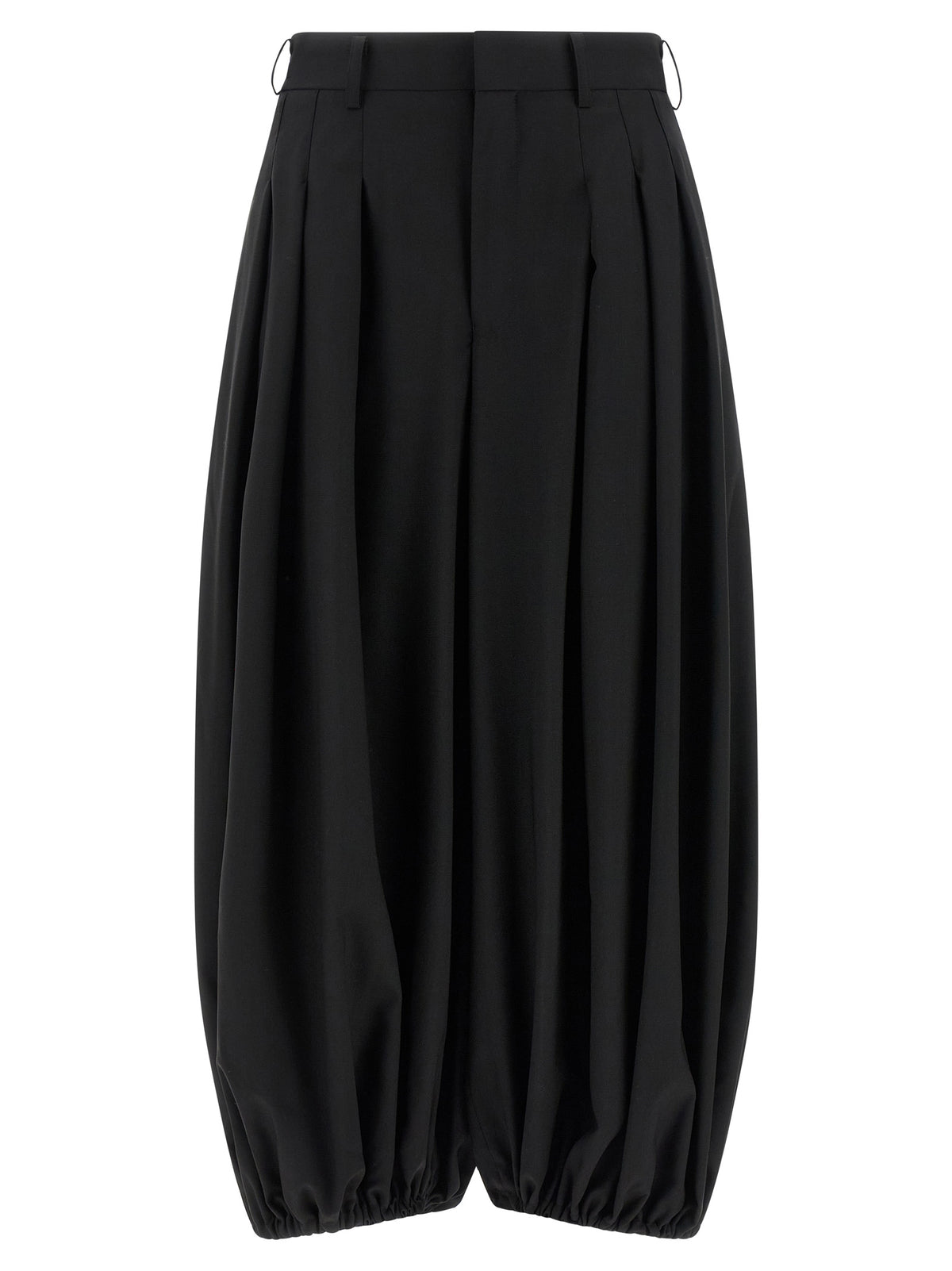 Comme Des Garçons Black Wool Zuava Pants