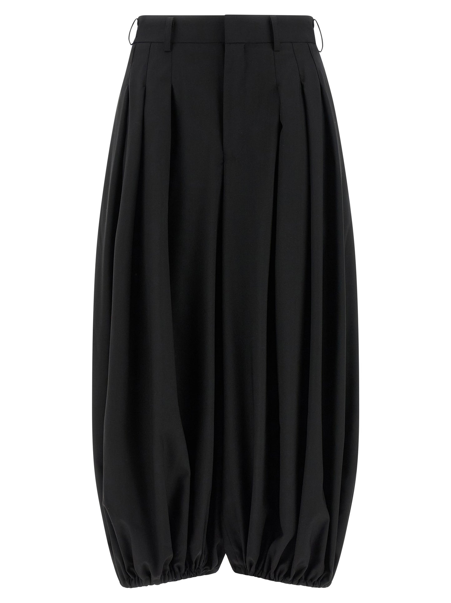Comme Des Garçons Black Wool Pants