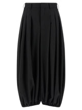 Comme Des Garçons Black Wool Zuava Pants
