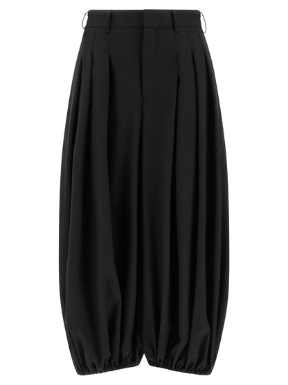 Comme Des Garçons Black Wool Pants