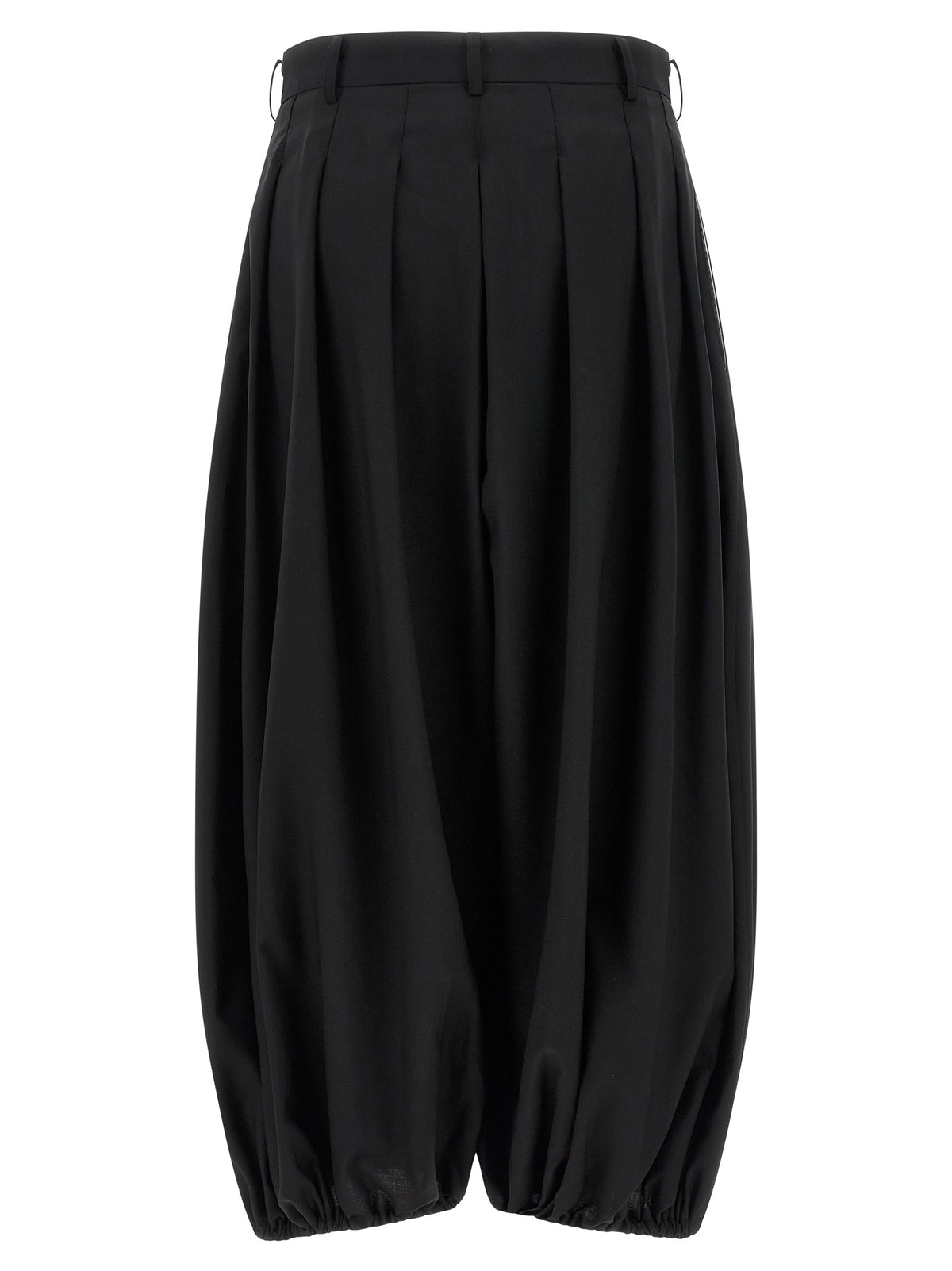 Comme Des Garçons Black Wool Zuava Pants