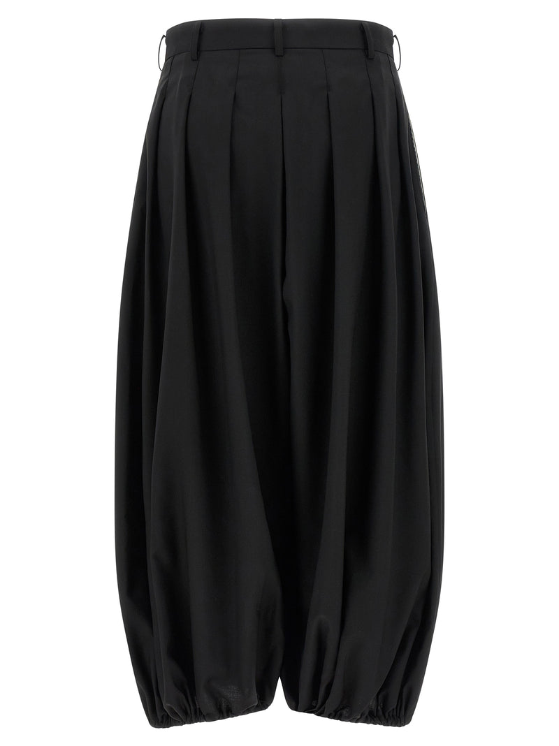 Comme Des Garçons Black Wool Zuava Pants