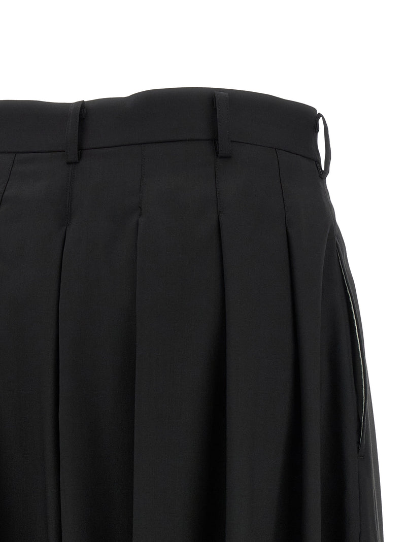 Comme Des Garçons Black Wool Zuava Pants