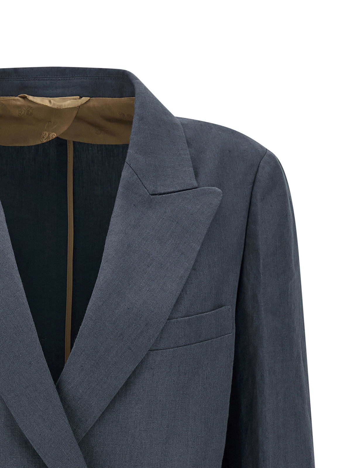 Blazé Milano Blue Linen Blazer