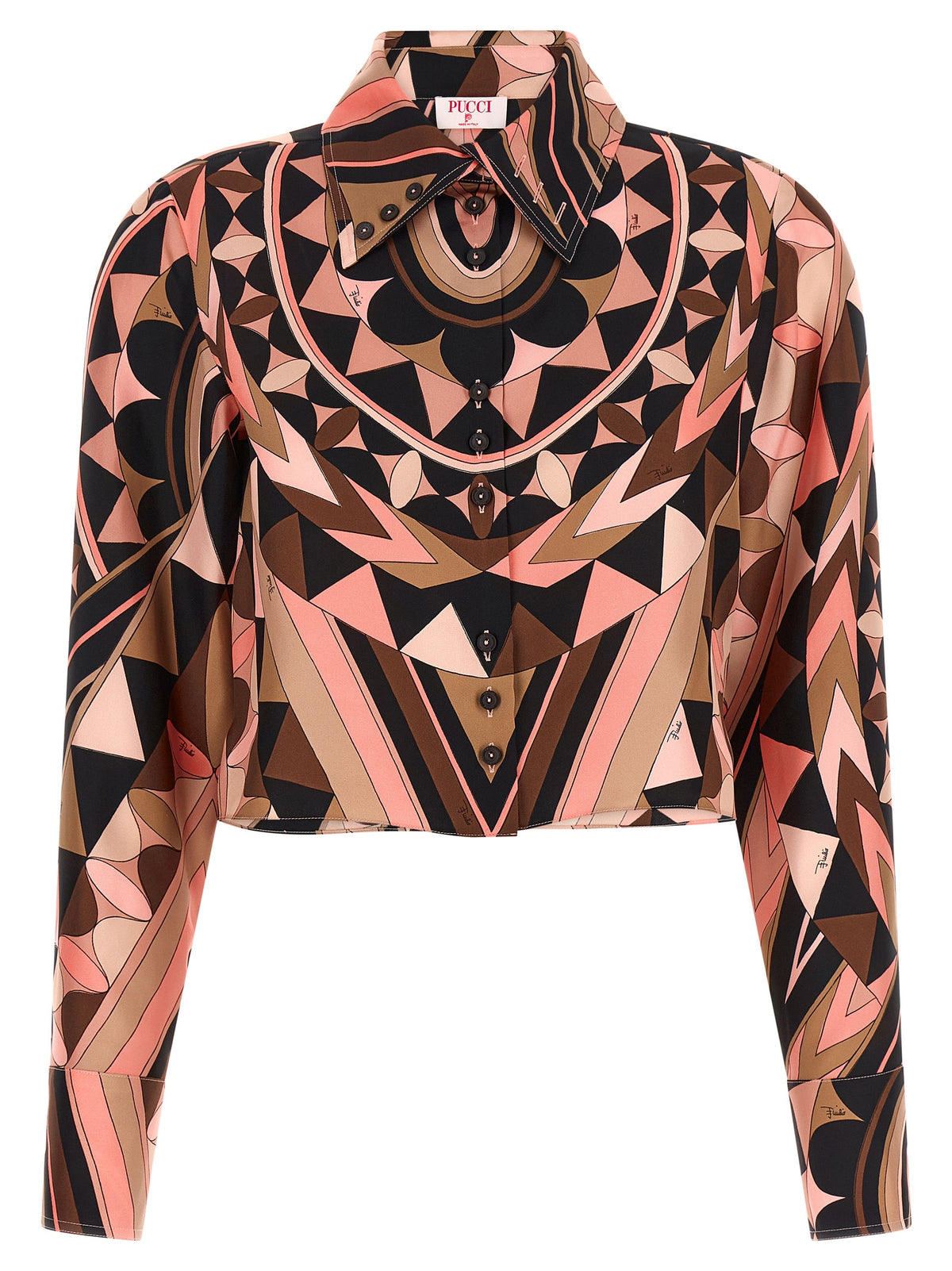 Emilio Pucci Manuba Multicolor Silk Blouse
