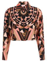Emilio Pucci Manuba Multicolor Silk Blouse