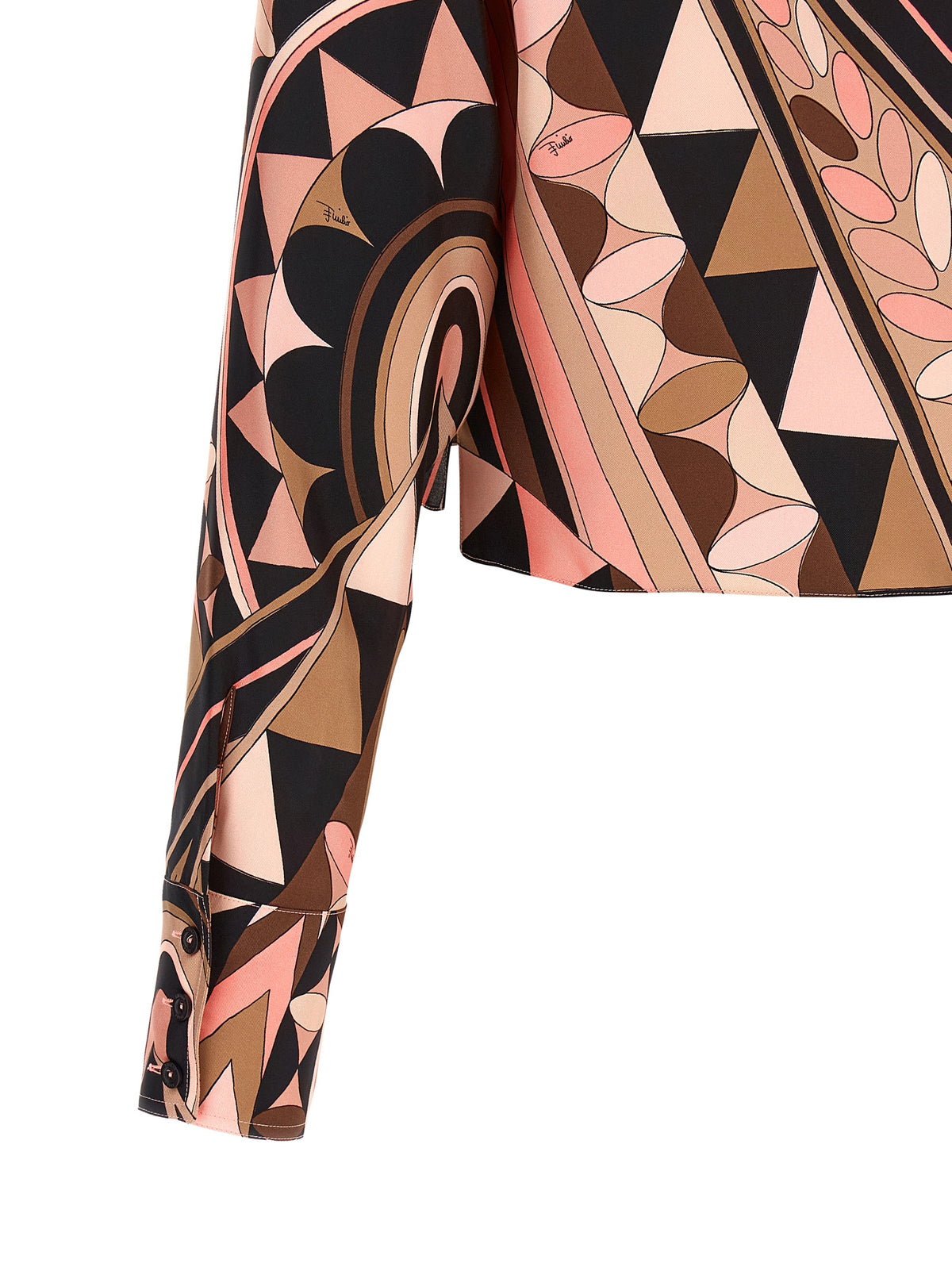 Emilio Pucci Manuba Multicolor Silk Blouse
