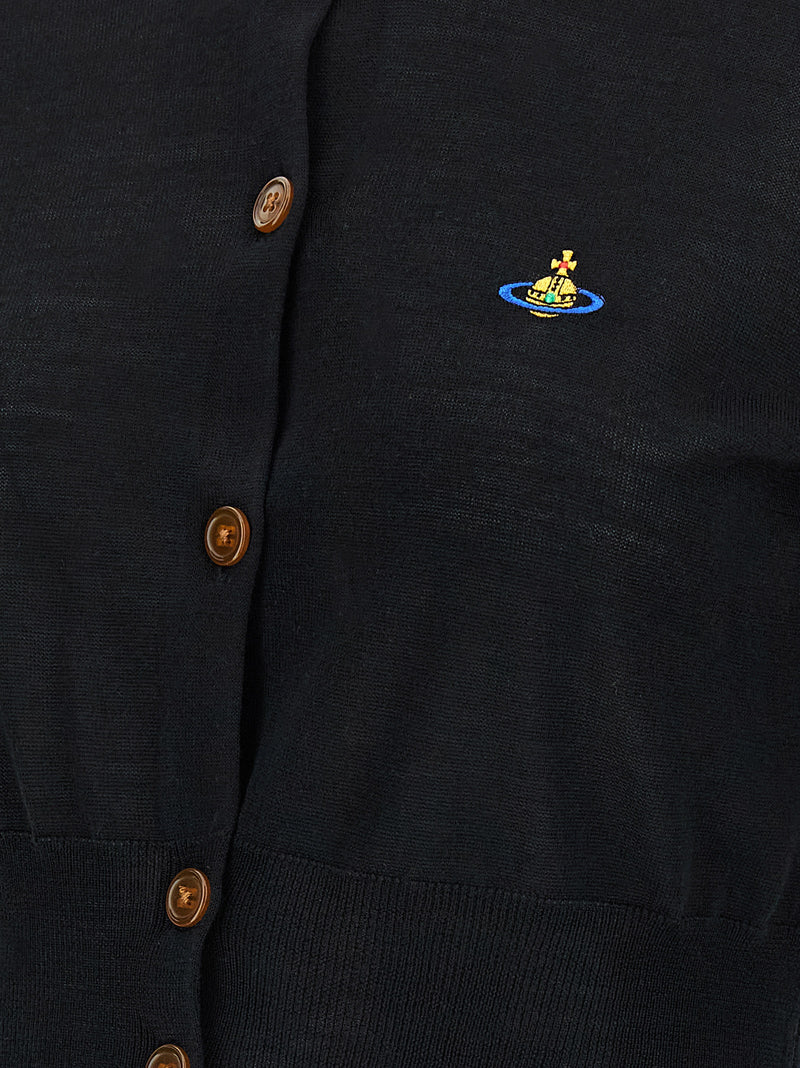 Vivienne Westwood Black Cotton Cardigan