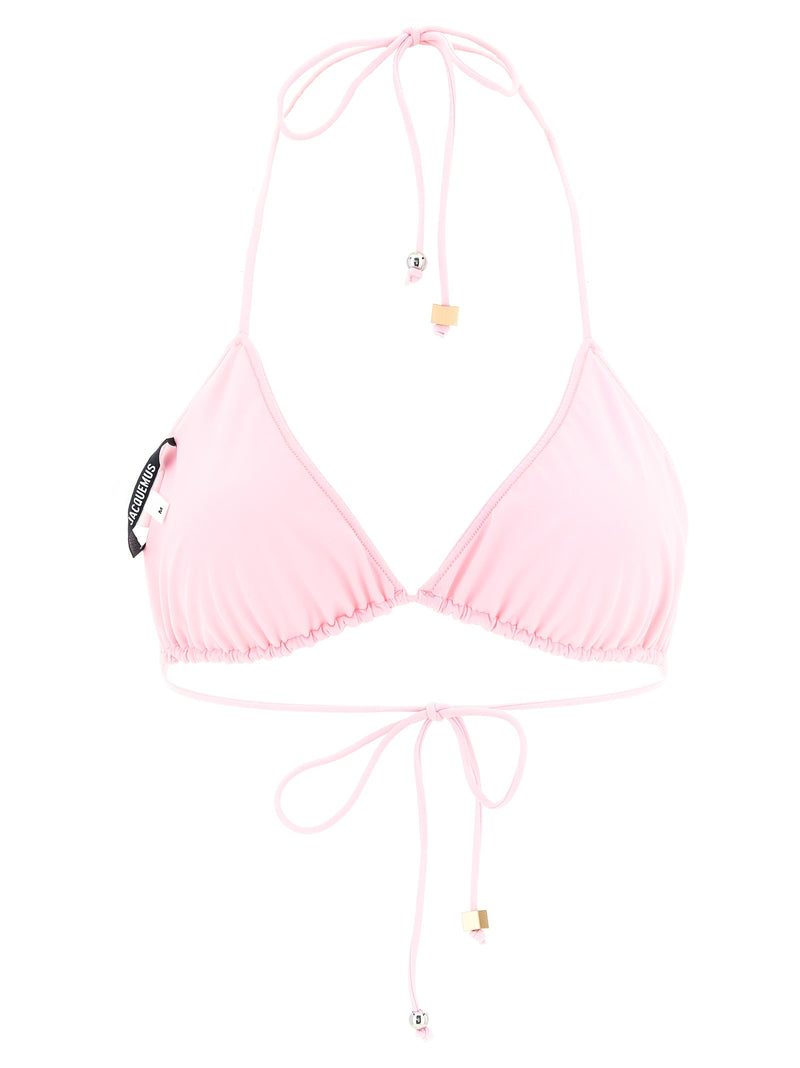 Jacquemus Le Haut De Plage Triangle Multicolor Bikini