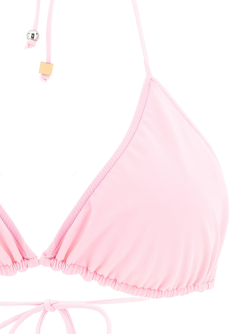 Jacquemus Le Haut De Plage Triangle Multicolor Bikini