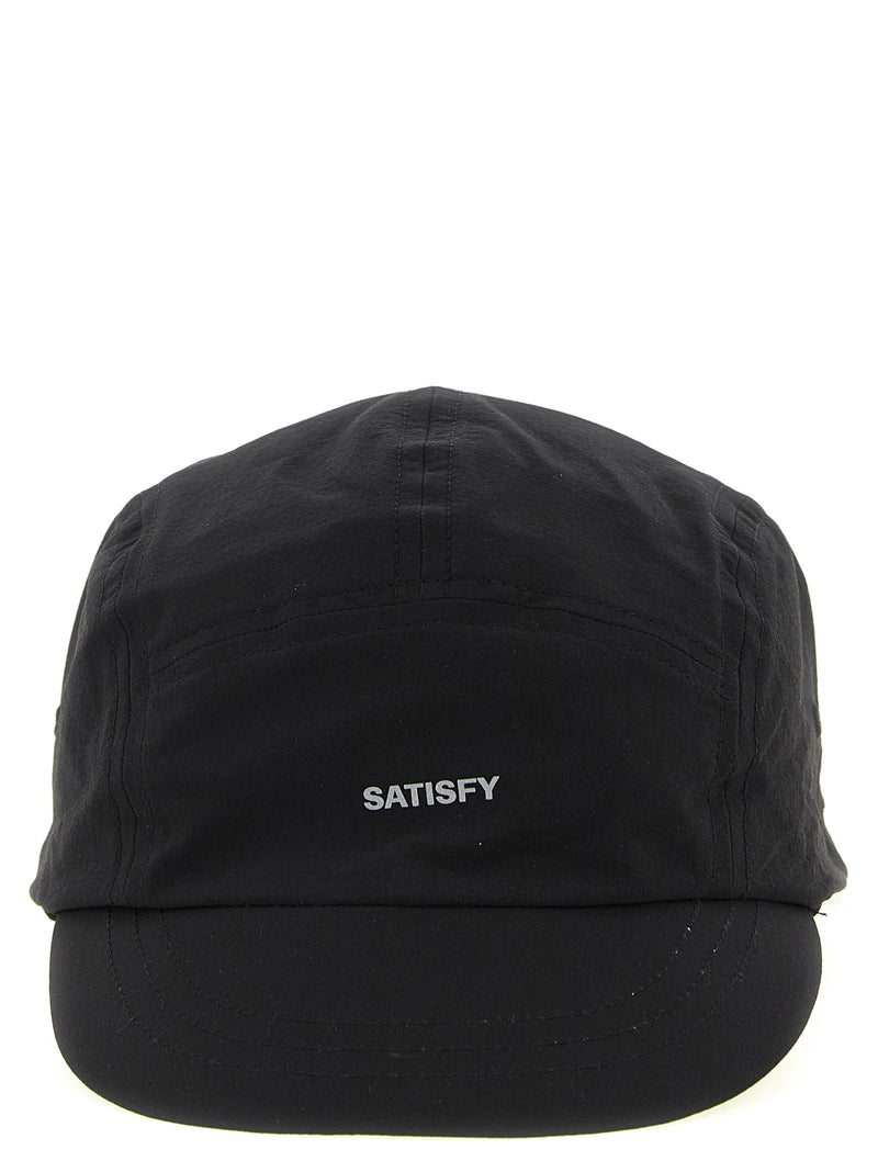 SATISFY Black Polyamide Cap (Baseball Hat)