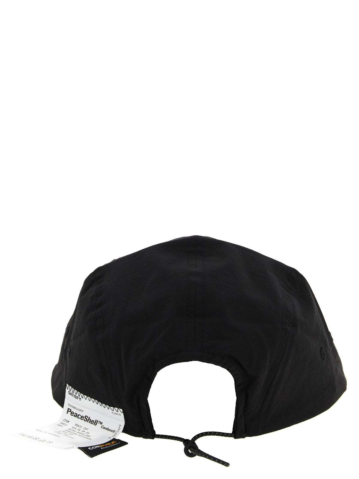 SATISFY Black Polyamide Cap (Baseball Hat)