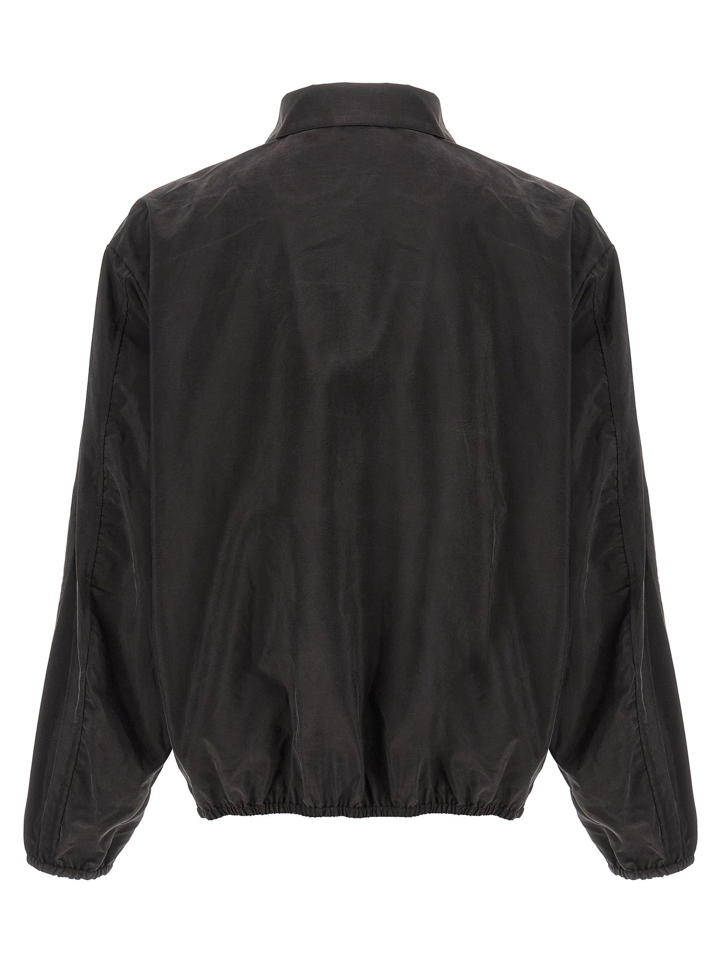SSSTEIN Brown Silk Shell Jacket