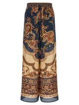 Zimmermann Multicolor Silk Casual Pants