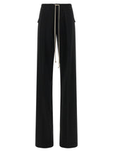 Pantalon décontracté Rick Owens en viscose noire