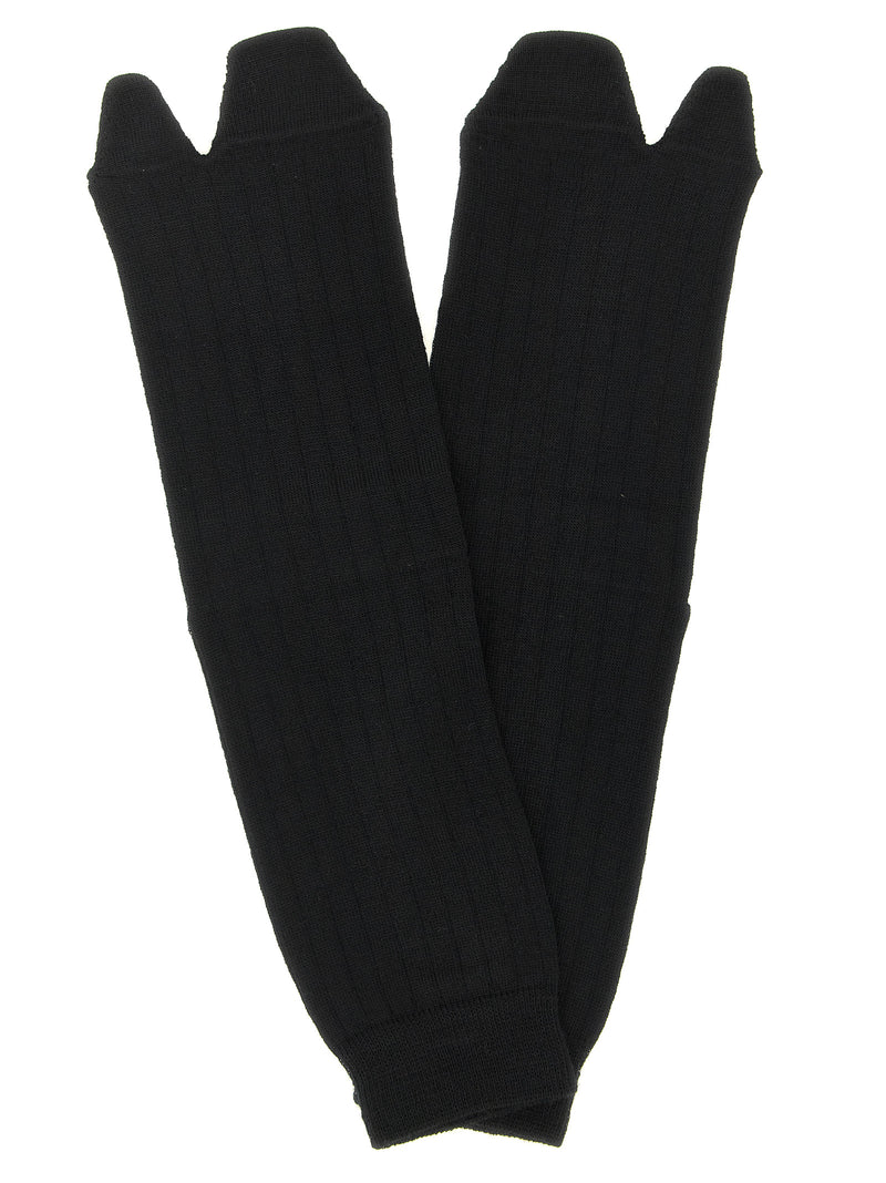 Chaussettes Maison Margiela en laine noire