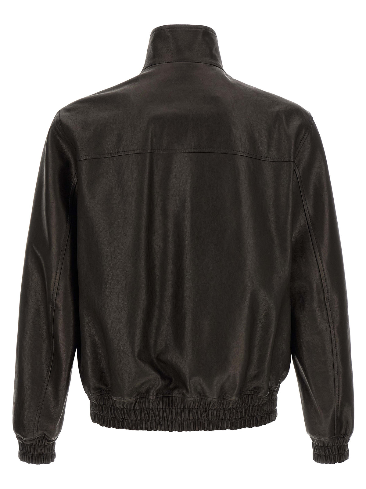 Blouson en cuir de veau noir Valentino Garavani