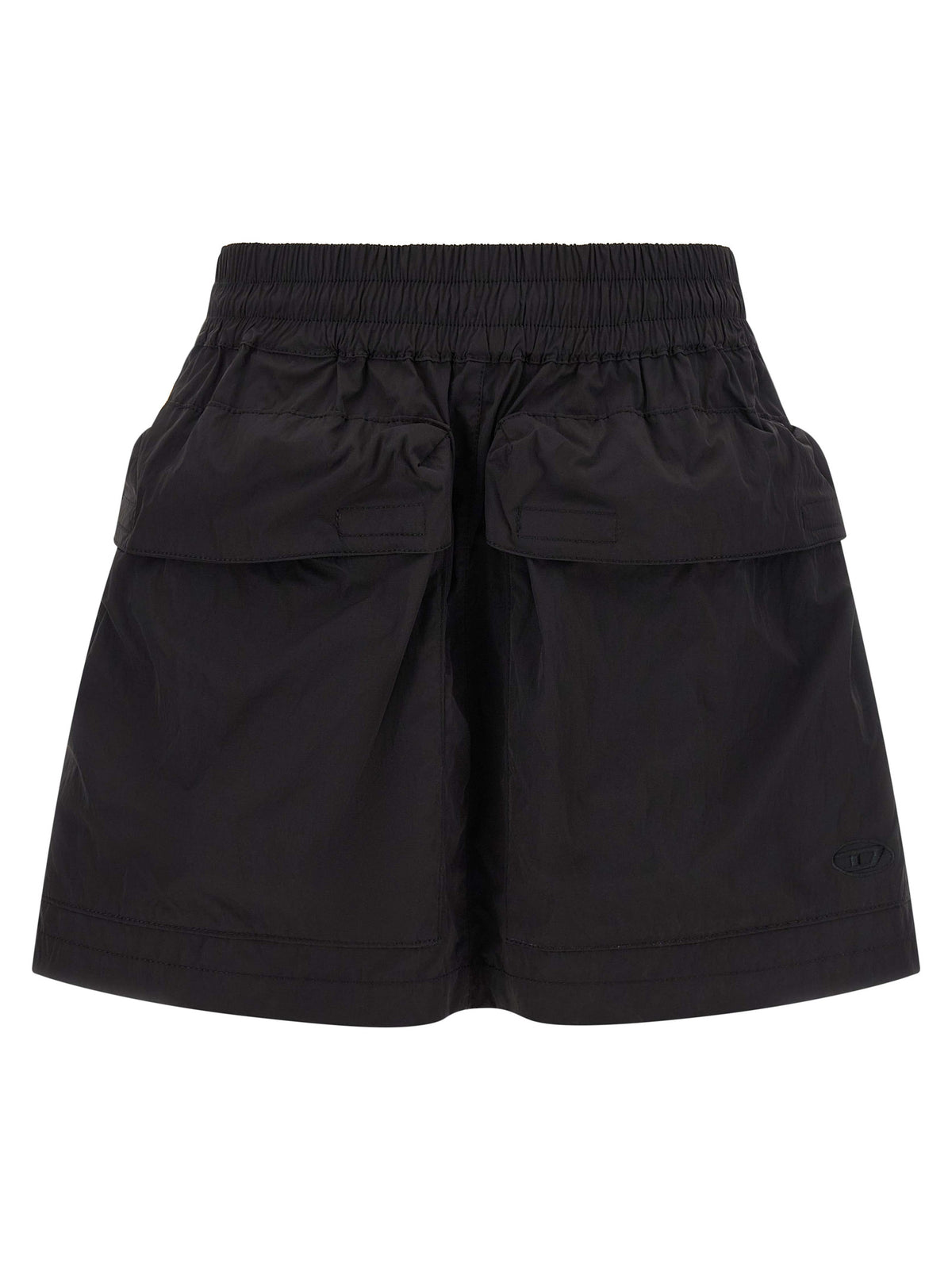 Jupe longue Diesel noire en polyamide