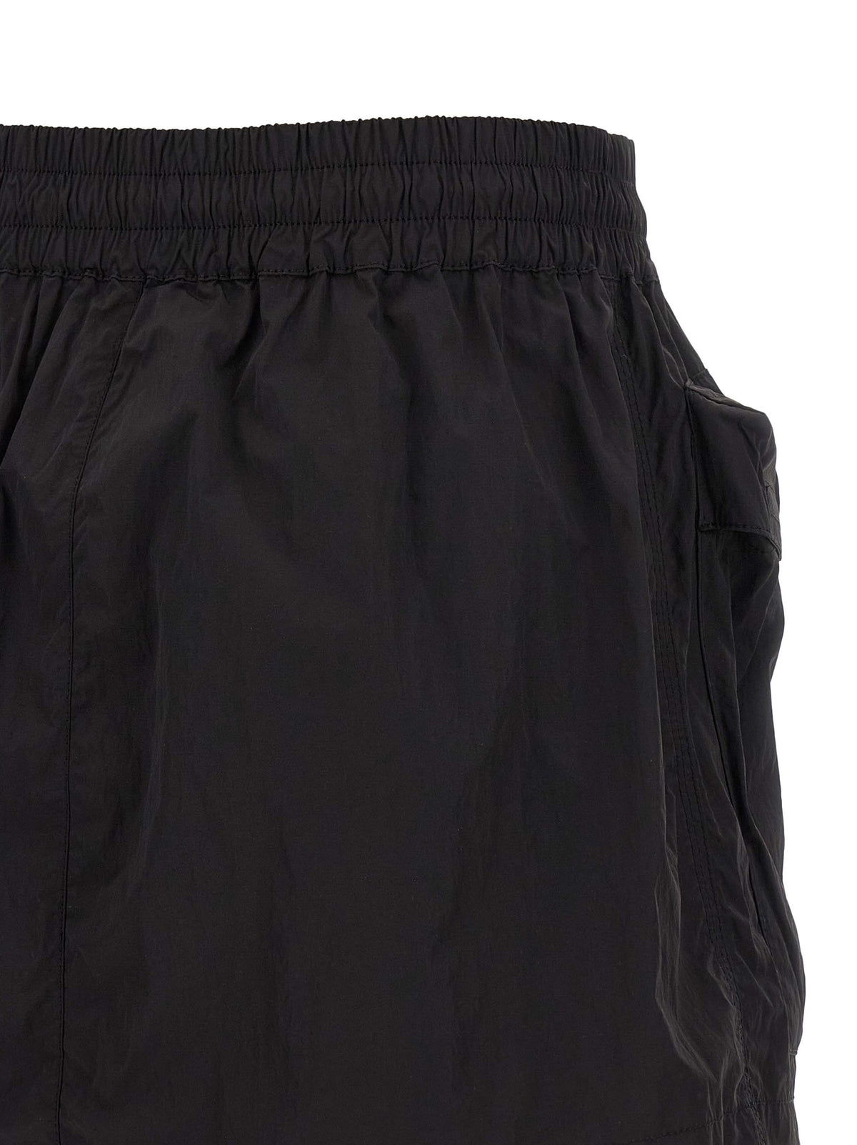Jupe longue Diesel noire en polyamide