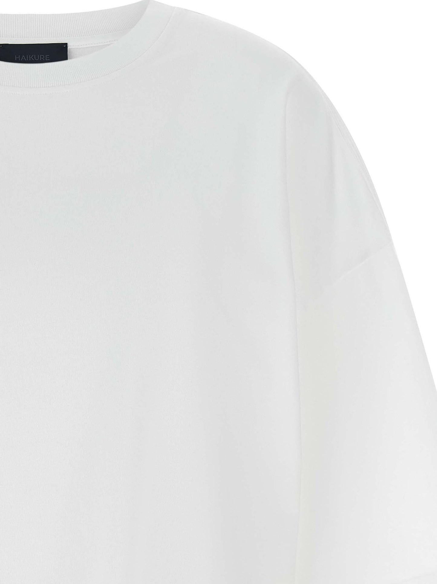 Haikure White Cotton T-Shirt