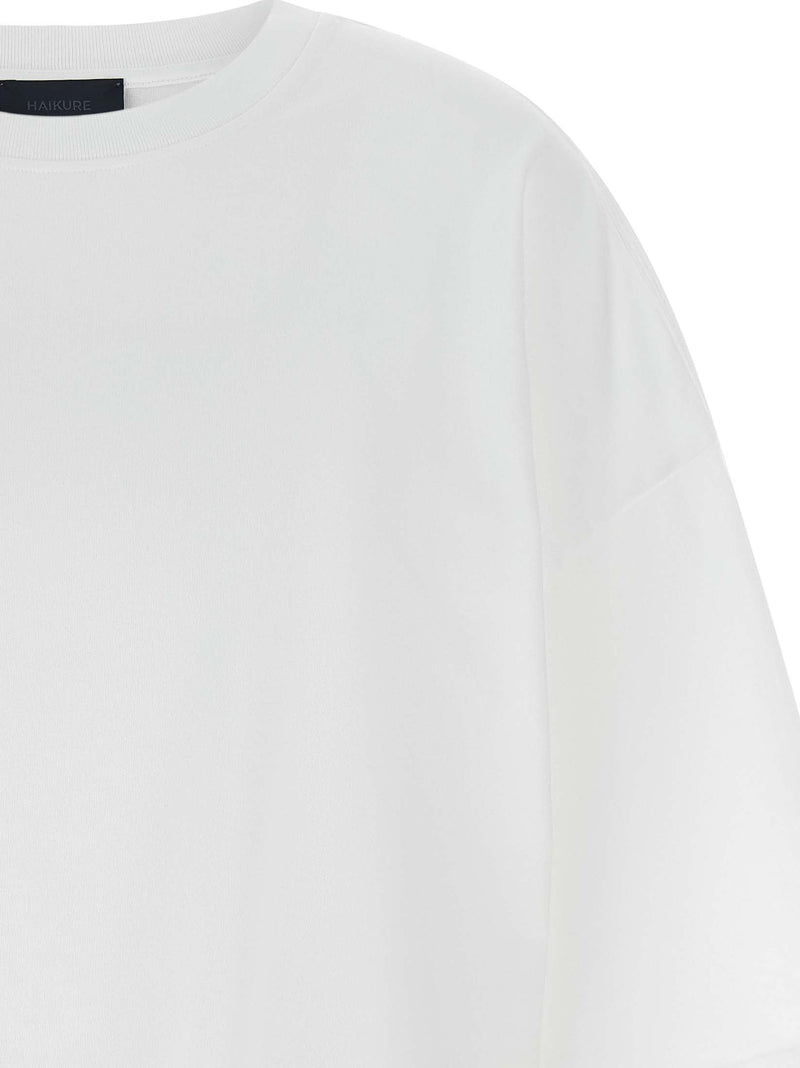T-shirt en coton blanc Haikure