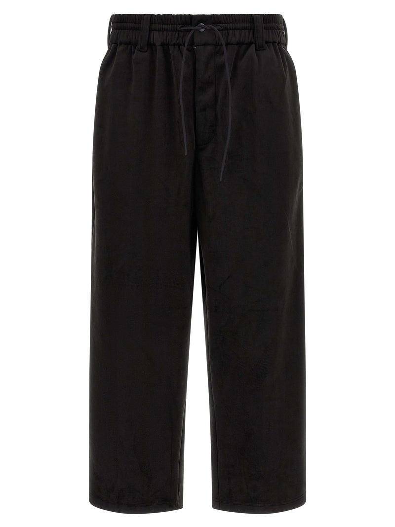 Y-3 Pantalon de jogging noir en polyester recyclé