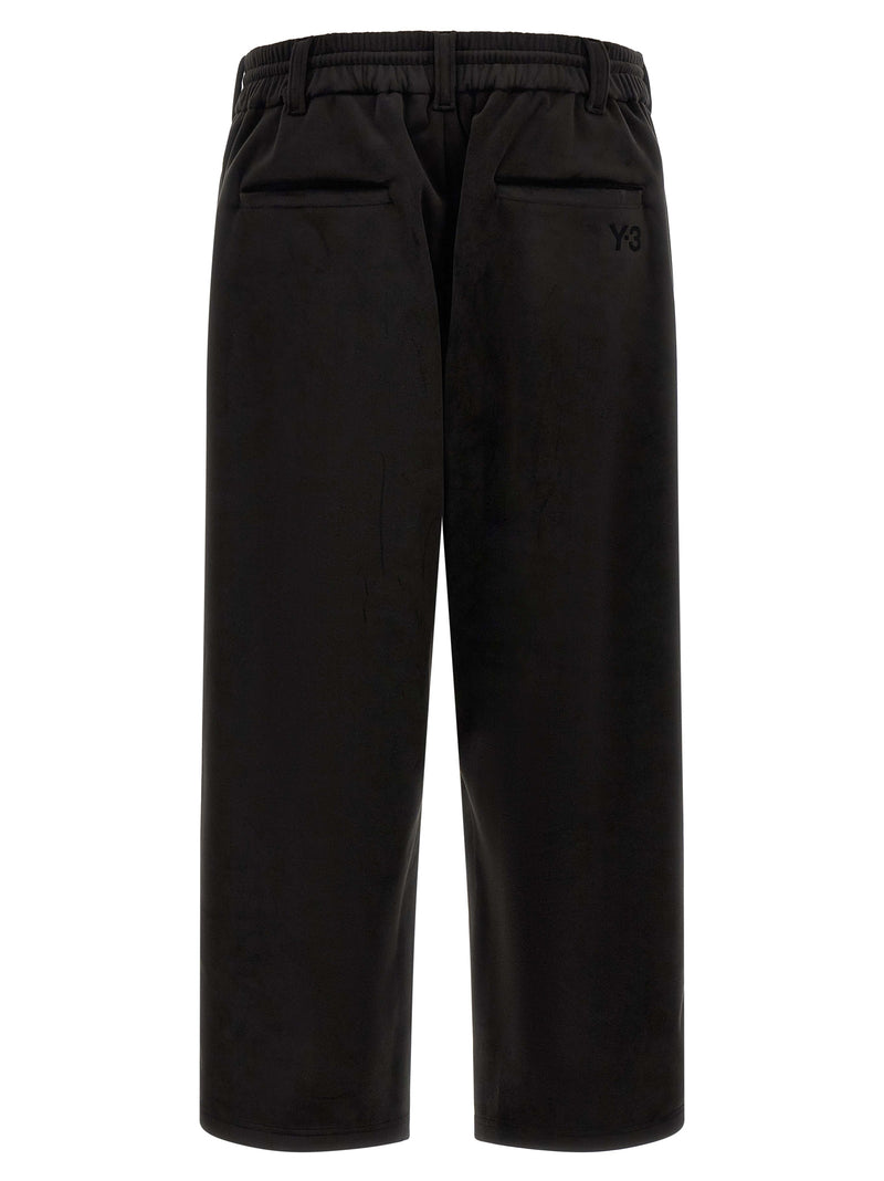Y-3 Pantalon de jogging noir en polyester recyclé