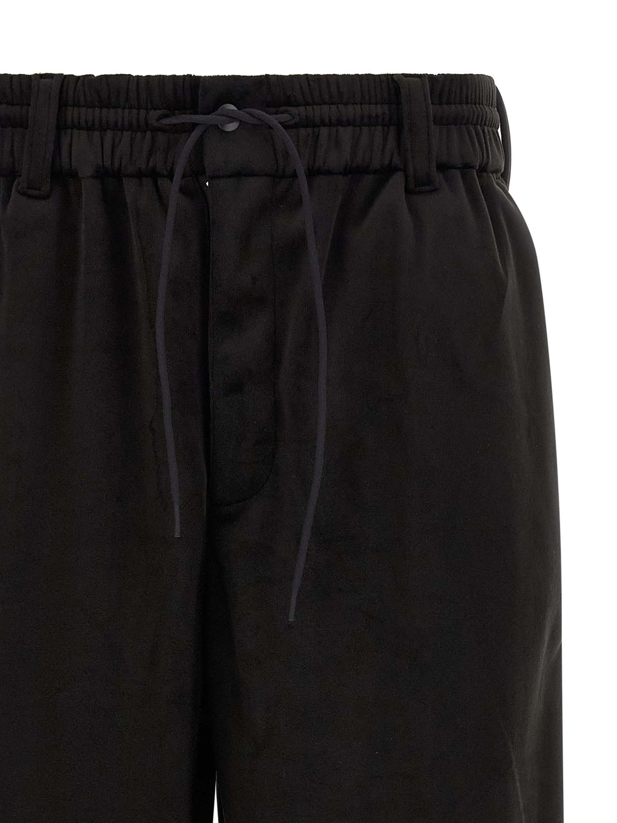 Y-3 Pantalon de jogging noir en polyester recyclé
