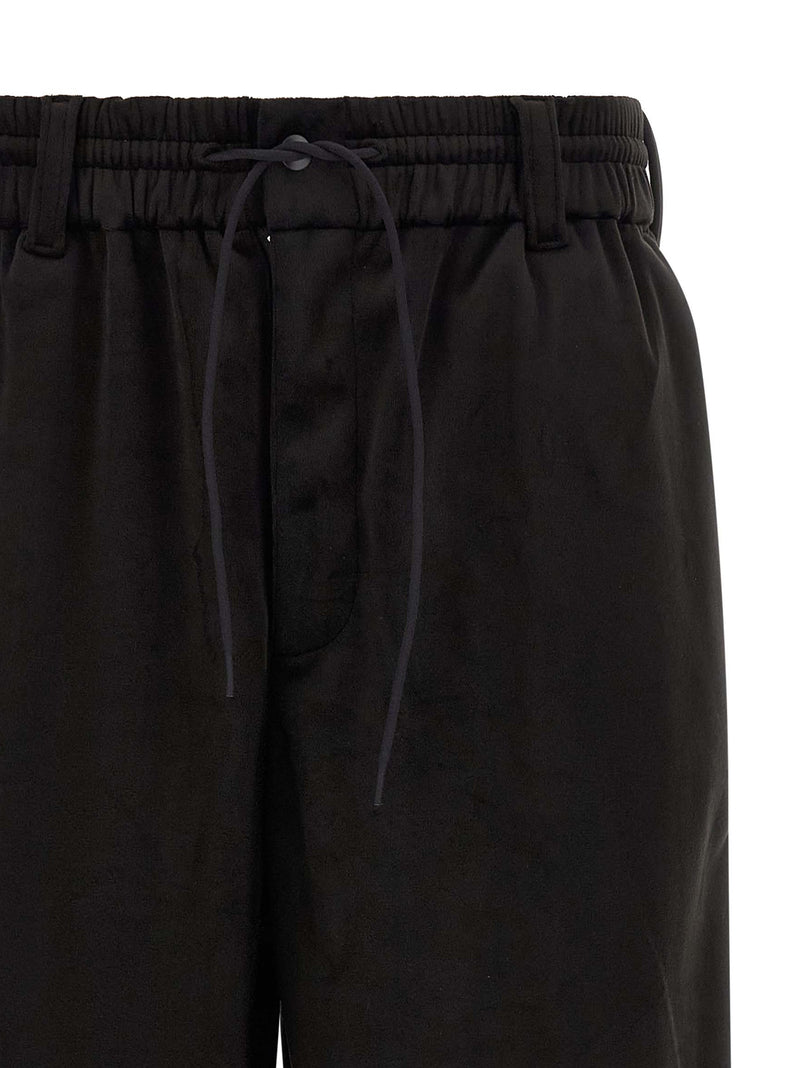 Y-3 Pantalon de jogging noir en polyester recyclé