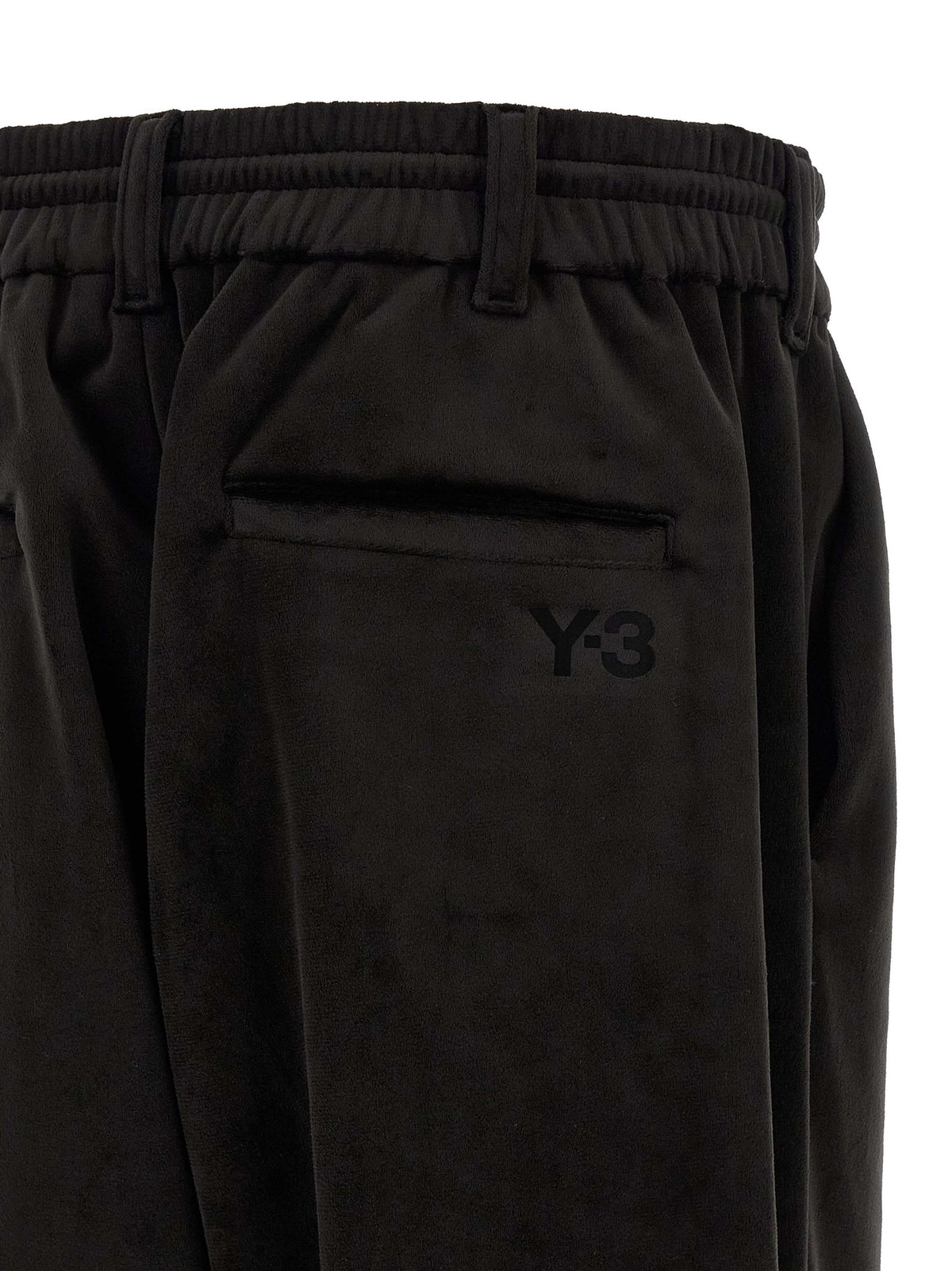 Y-3 Pantalon de jogging noir en polyester recyclé
