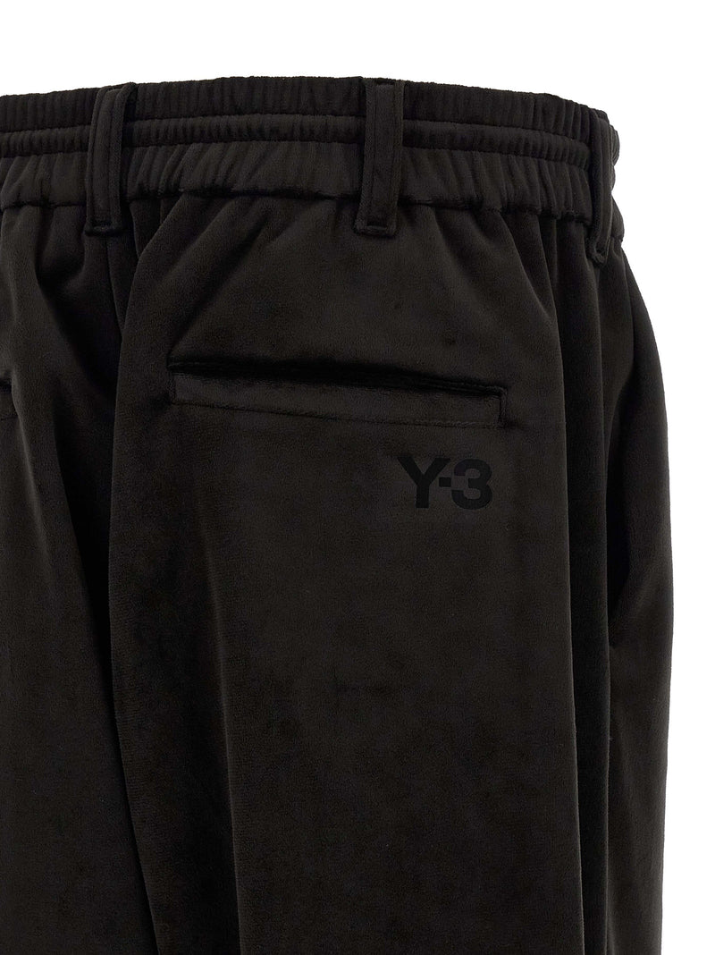 Y-3 Pantalon de jogging noir en polyester recyclé