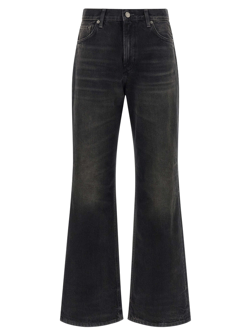 Jeans Flare en Coton Noir Haikure - Modèle Korea