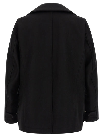 Dsquared² Black Wool Coat