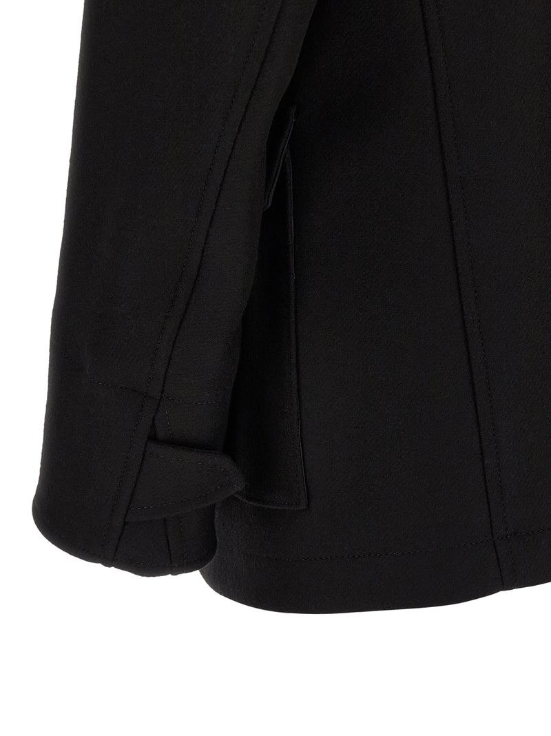 Manteau en Laine Noir Dsquared²