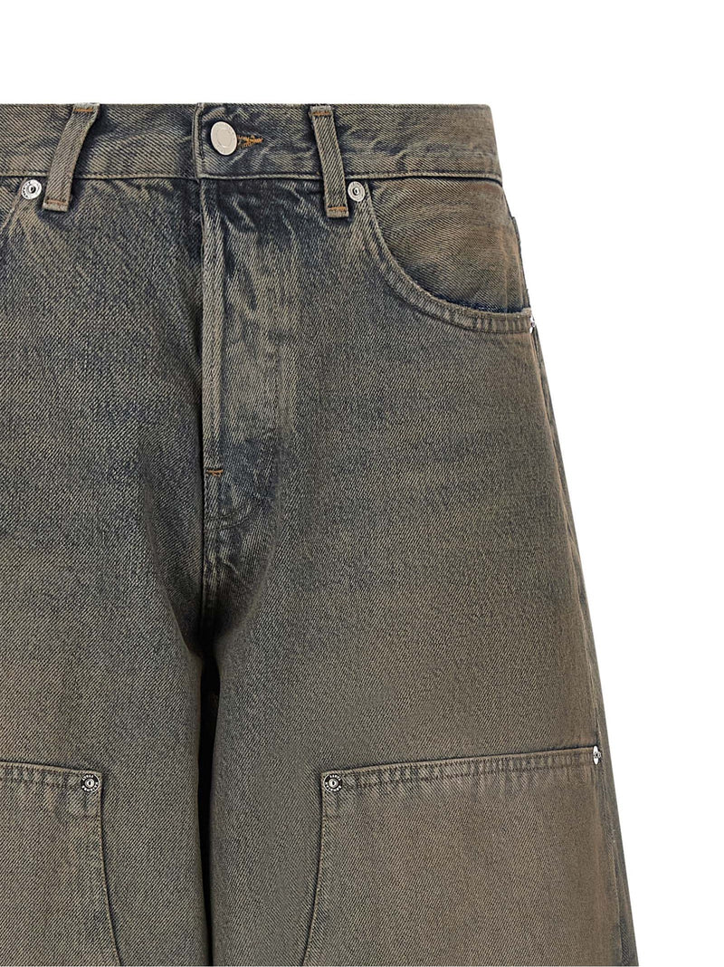 Haikure Blue Cotton Relaxed Fit Jeans - Legacy Collection