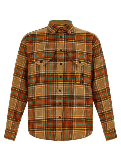 Dsquared² Orange Marabou Blouse