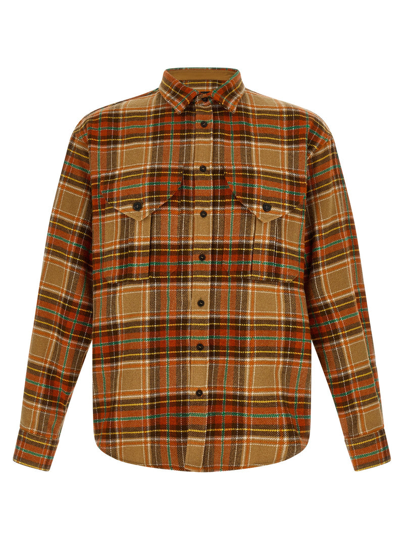Chemisier Dsquared² en plumes de marabout orange