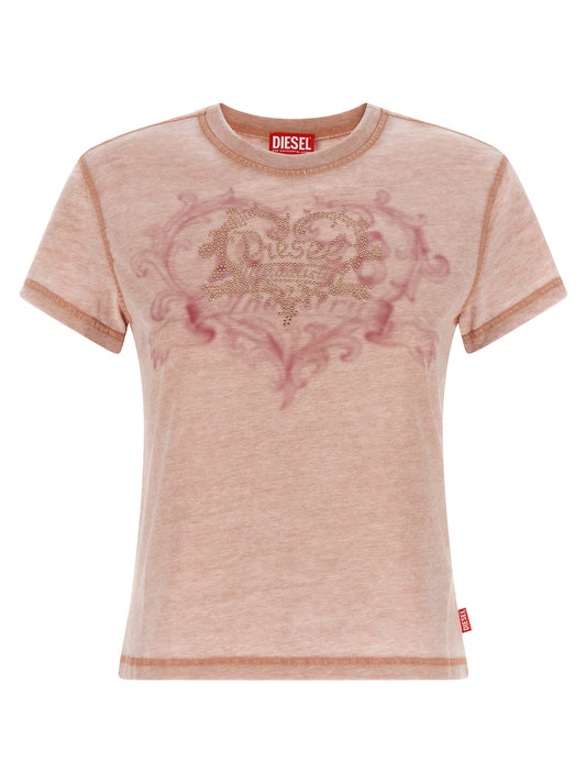T-shirt Diesel multicolore en polyester