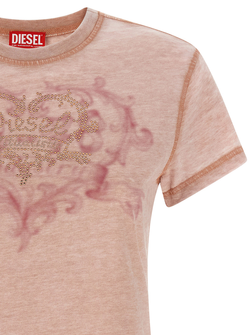 Diesel Multicolor Polyester T-Shirt