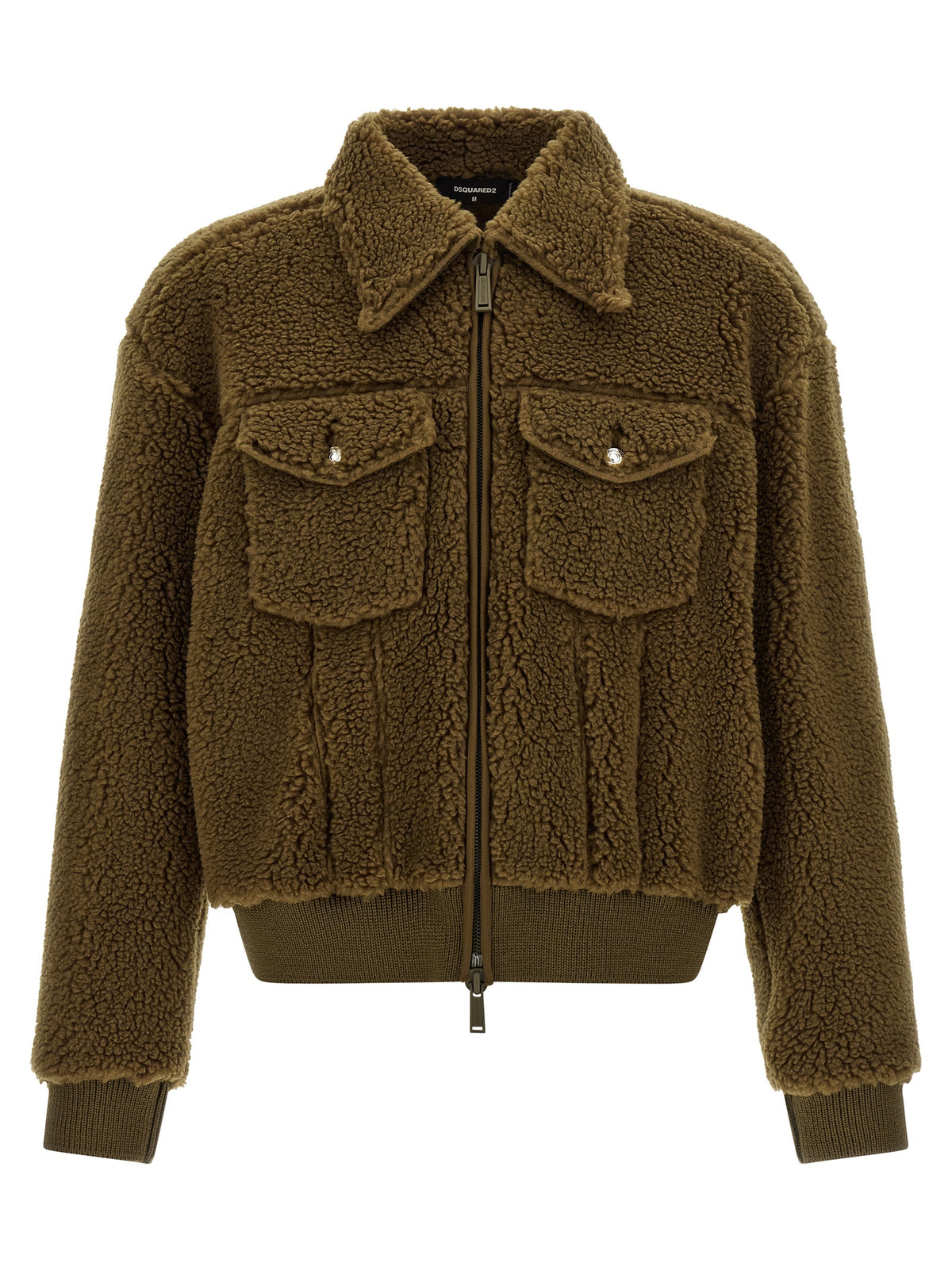 Dsquared² Blouson long en polyester marron