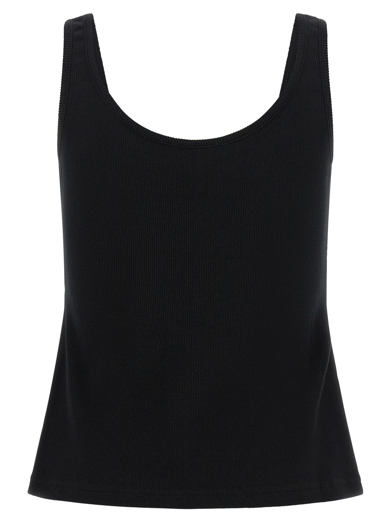 Off-White Black Cotton Tank Top - Off Stamp