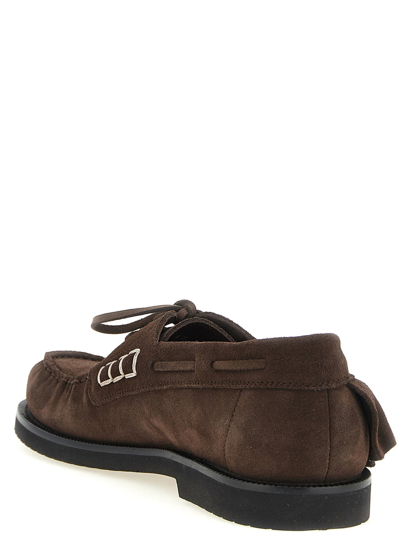 J.W.Anderson Brown Suede Leather Moccassin