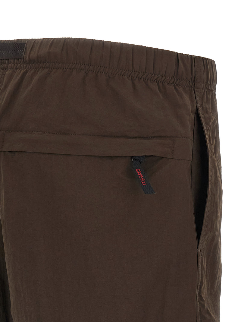Shorts bermudas Gramicci en nylon marron
