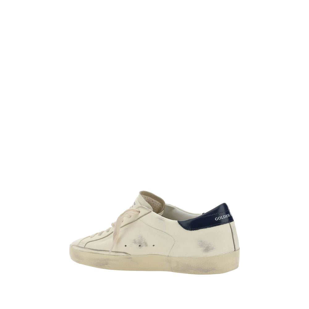 Golden Goose White Goatskin Low Top Sneakers - Stylish Comfort