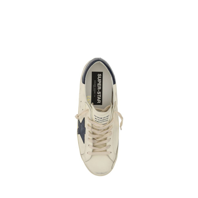 Golden Goose White Goatskin Low Top Sneakers - Stylish Comfort