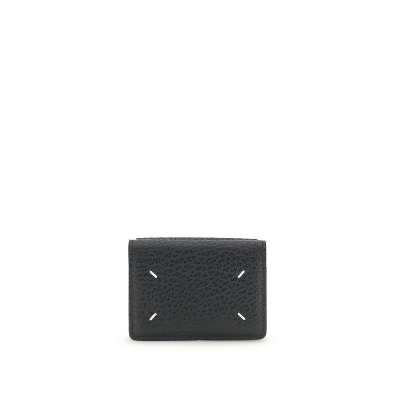 Portefeuille Maison Margiela en cuir de veau noir Bos Taurus