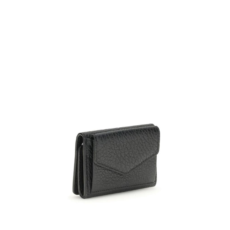 Portefeuille Maison Margiela en cuir de veau noir Bos Taurus