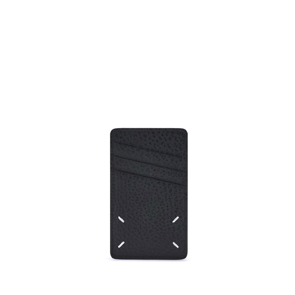 Portefeuille Maison Margiela en cuir de veau noir Bos Taurus