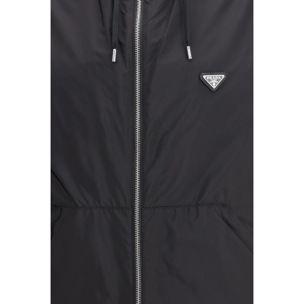 Prada Black Re-Nylon Jacket for Men
