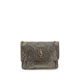Sac bandoulière Saint Laurent Bos Taurus en cuir de veau bicolore